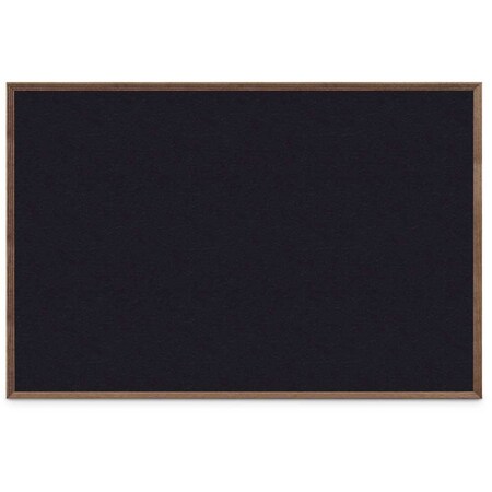 United Visual Products 48"x36" 2-Door Enclosed Outdoor Letterboard, Hdr, Black Felt/Black UV1176HD-BLACK-BLACK